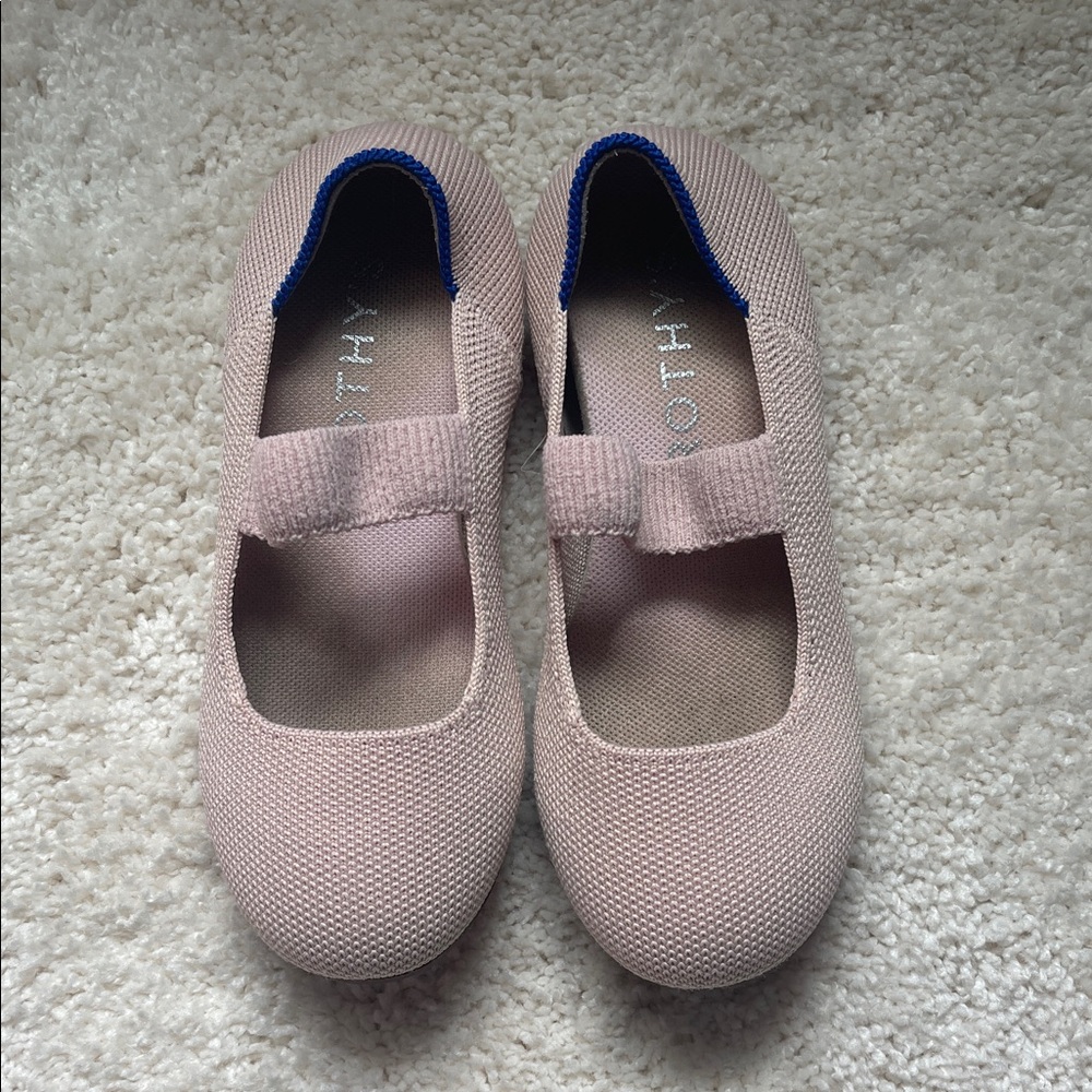 Rothy's Pink and Blue Kids Slippers